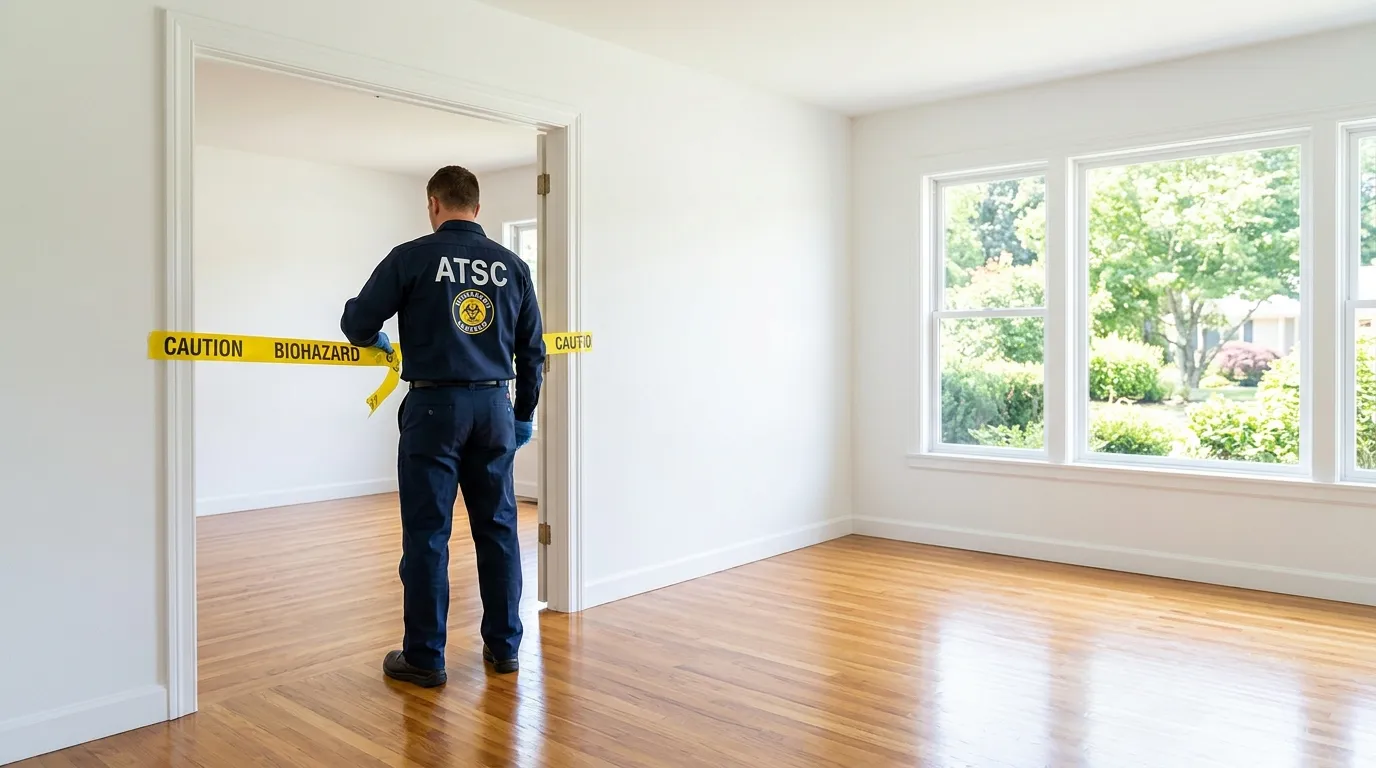 Certified biohazard cleanup crew performing Crime Scene Cleanup in Mission District