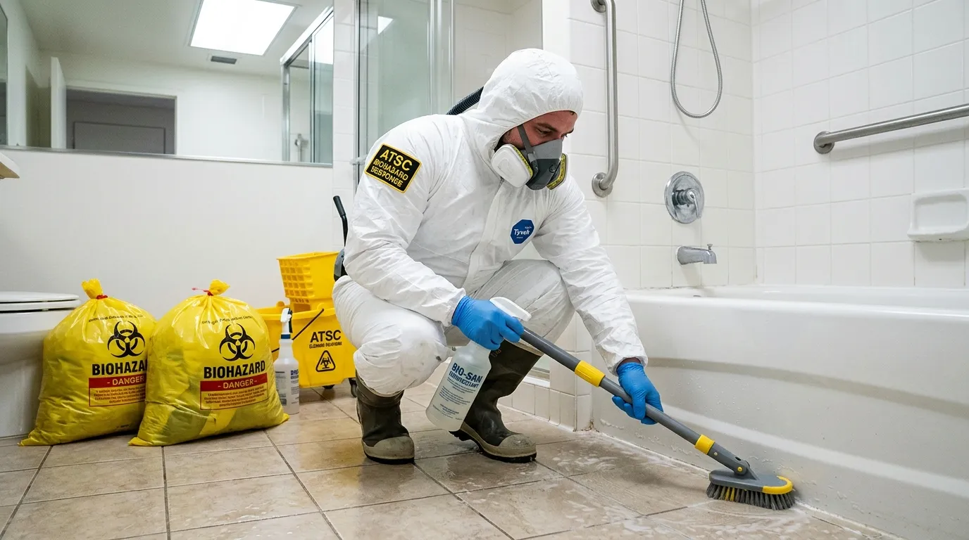 Decontamination equipment deployed for Blood Cleanup in Mission District